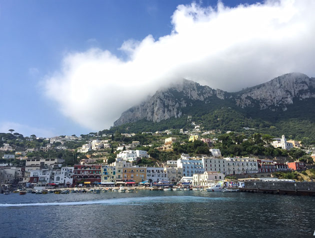 Italian saari Capri.